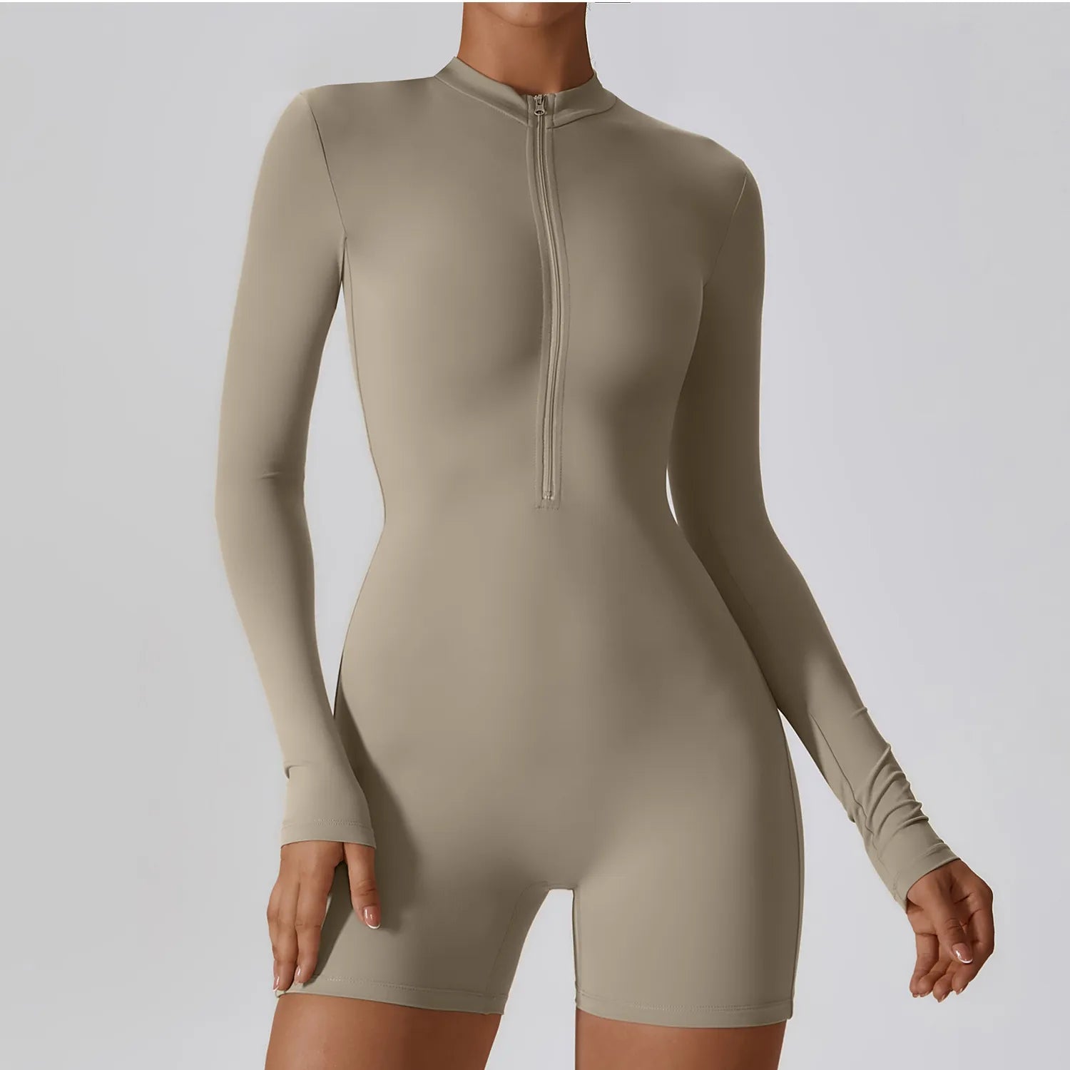 Zoorie Long Sleeve Zipper Romper