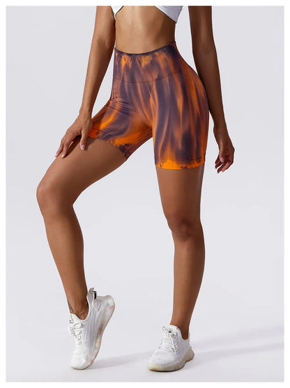 Zoorie Tie-Dye Buttt Lift Seamless Short