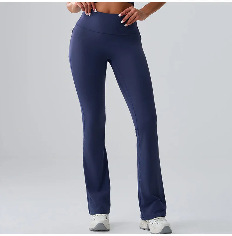 Ennzoo Flared Seam Pocket Leggings