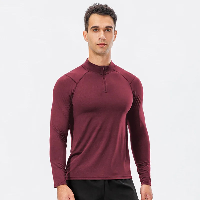 Zoorie Half-Zipper Slim-Fit Sweatshirt