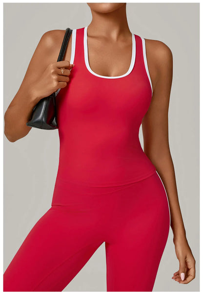 ENNZOO Open-Back Fitness Top