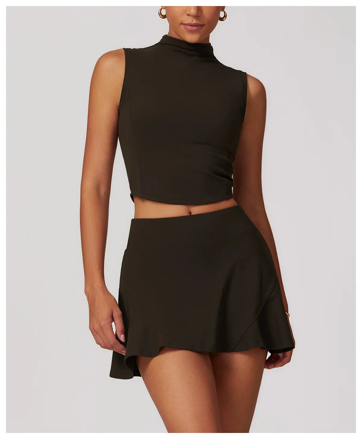 ENNZOO Padded Running Sports Top