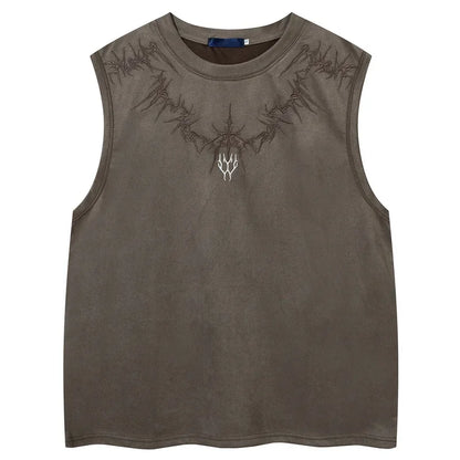 Zoorie Brown Chamois Leather Vest