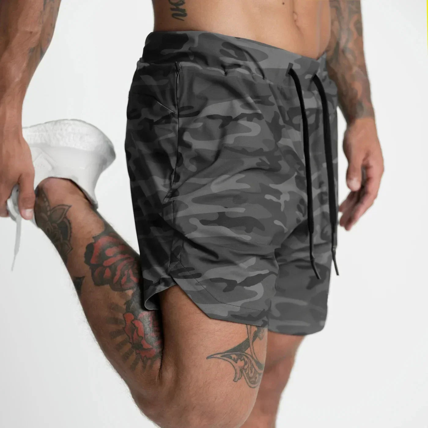 Zoorie Solid Color Running Shorts