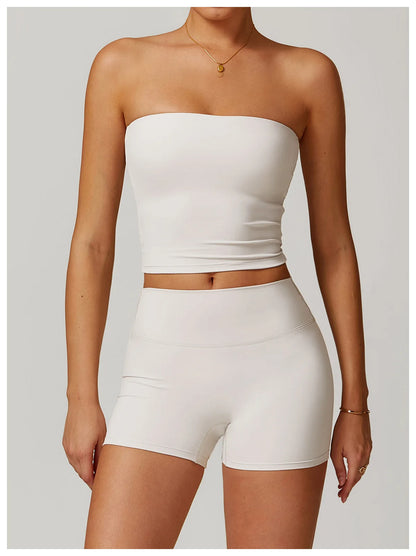 ENNZOO Sexy Strapless Sports Top