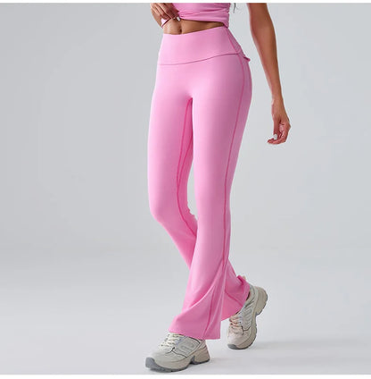 Ennzoo Flared Seam Pocket Leggings