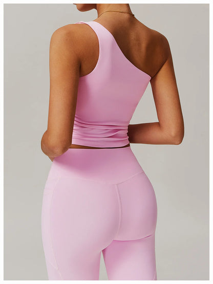 ENNZOO Asymmetric Sports Top