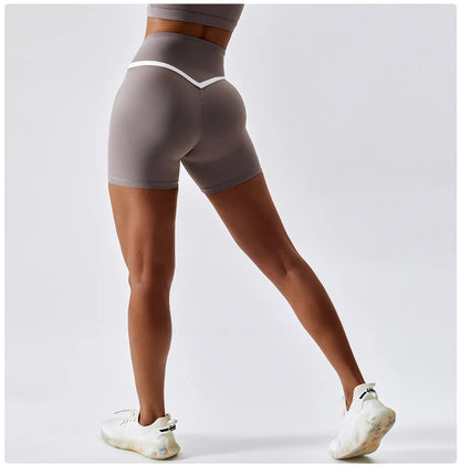 Zoorie Crossed Waist Fitness Short