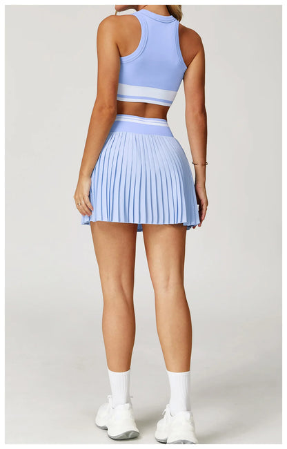 ENNZOO Color-Block Crop Top