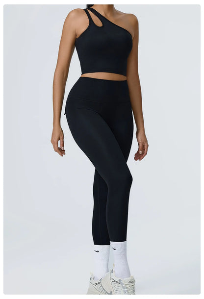 ENNZOO One-Shoulder Sports Bra