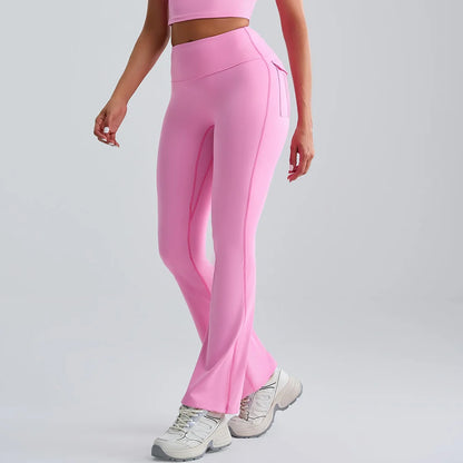 Ennzoo Flared Seam Pocket Leggings