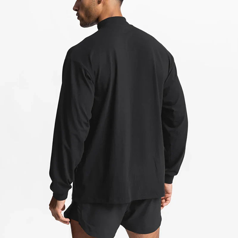 Zoorie Turtleneck Dropped Shoulder T Shirt