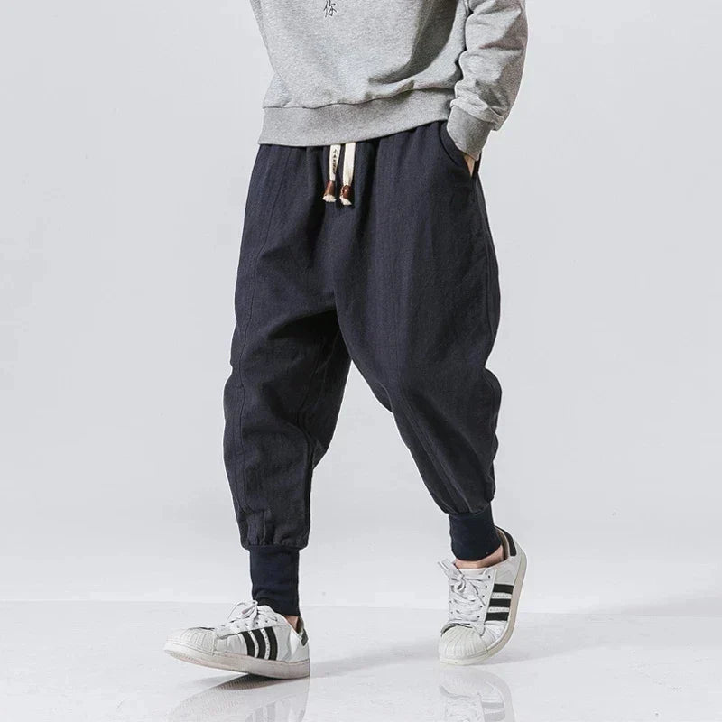 Zoorie Cotton Linen Harem Pants
