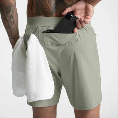 Zoorie Solid Color Running Shorts