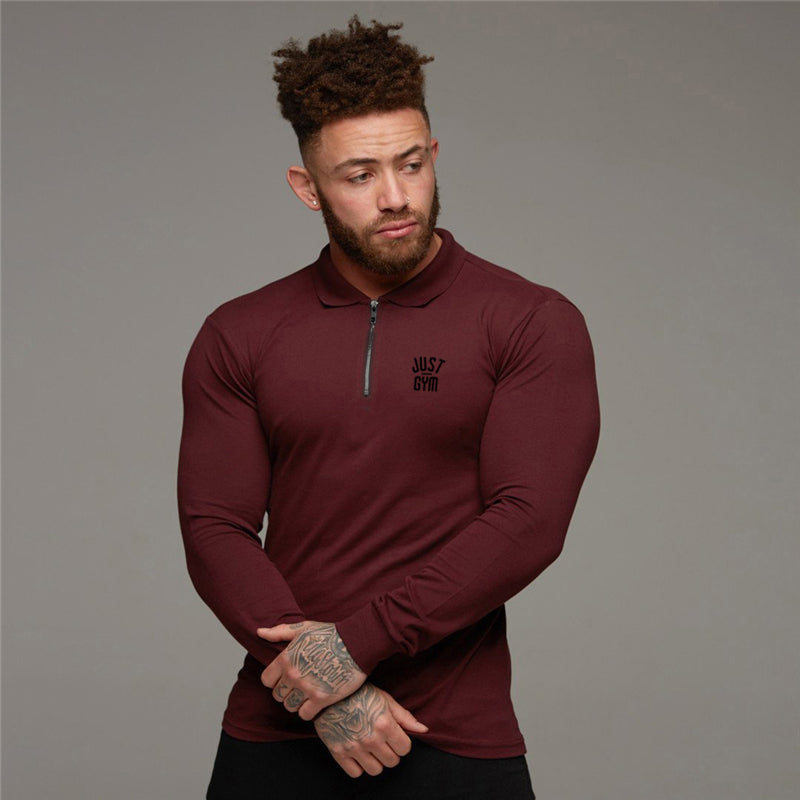 Zoore Zippered Polo Shirts