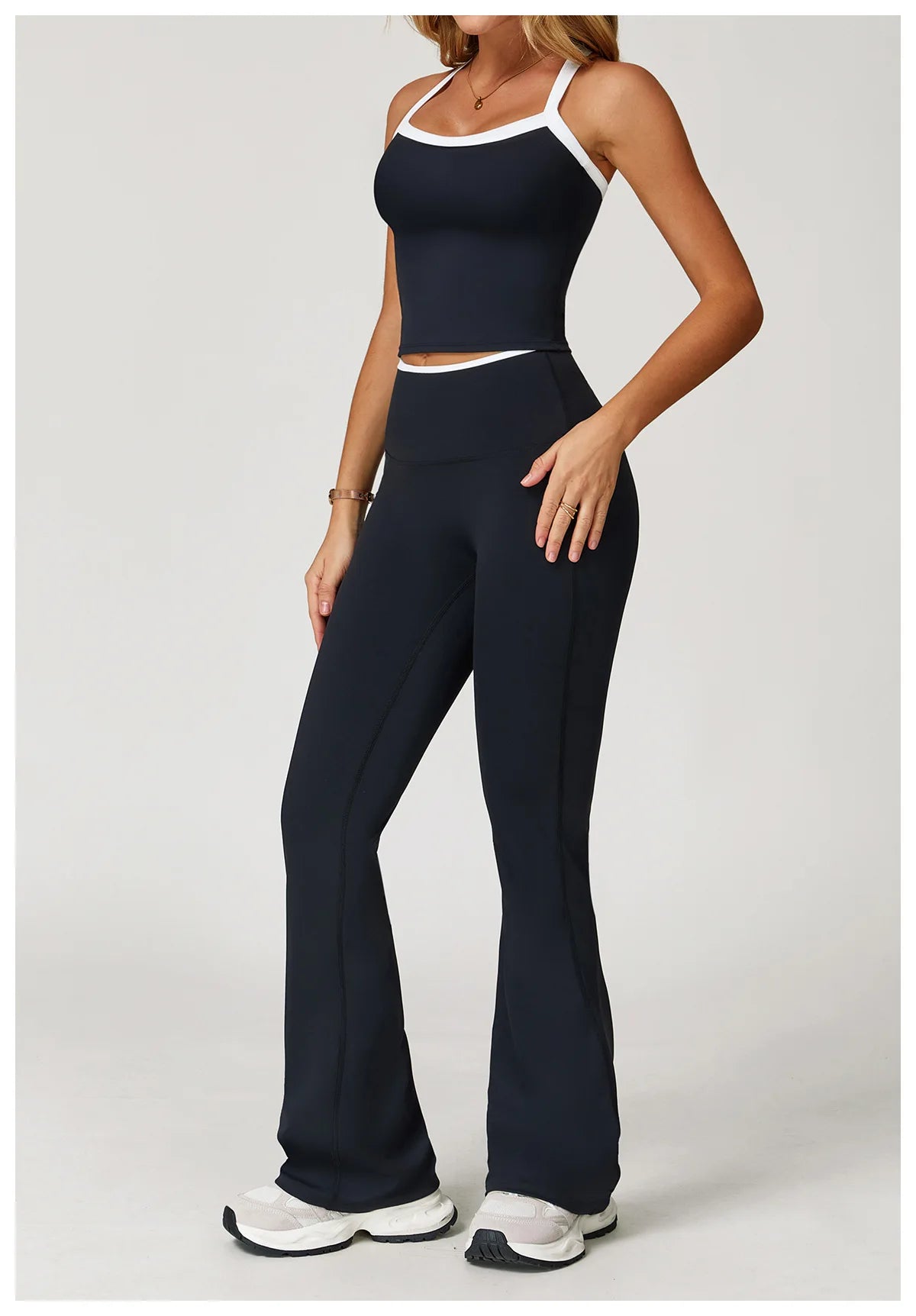 Ennzoo High-Waist Flare Leggings