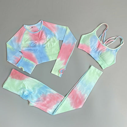 Legging Bra  Long Sleeve Gym Set