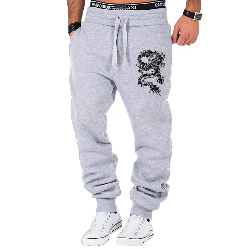 Zoorie Casual Dragon Printed Pants