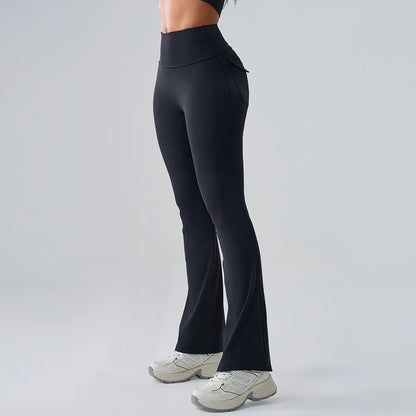 Ennzoo Flared Seam Pocket Leggings
