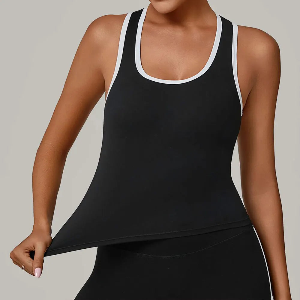 ENNZOO Open-Back Fitness Top
