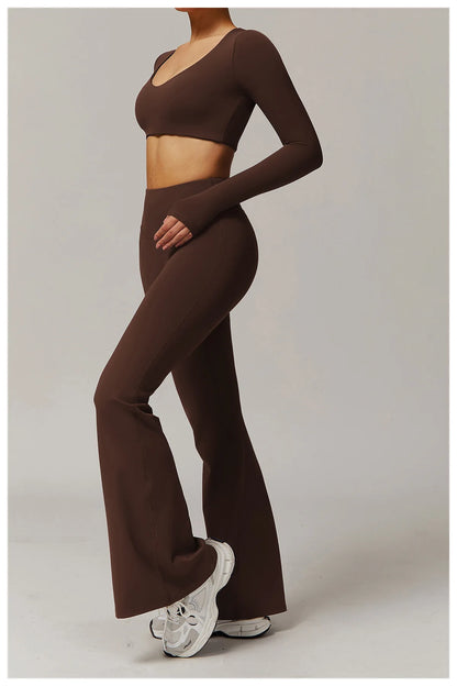 Ennzoo Flared Sculpt Yoga Leggings