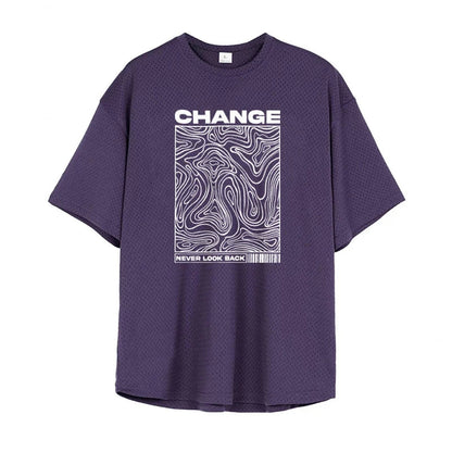 Zoorie Print Oversized Bodybuilding T-Shirt