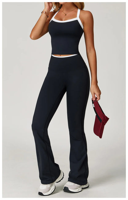 Ennzoo Wide-Leg Sculpt Leggings