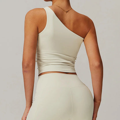 ENNZOO Asymmetric Sports Top