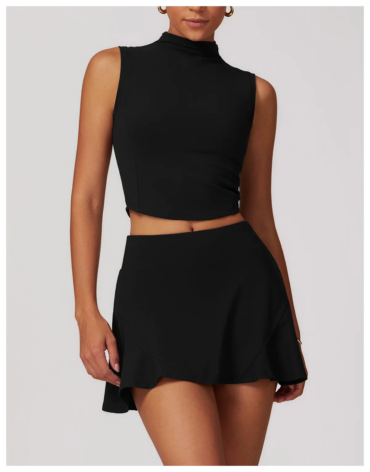 ENNZOO Padded Running Sports Top