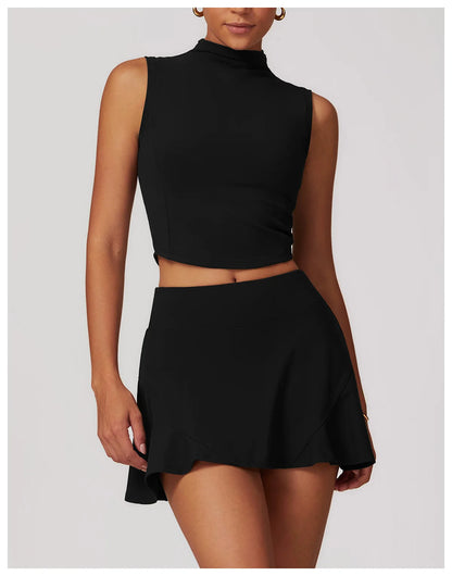 ENNZOO Padded Running Sports Top