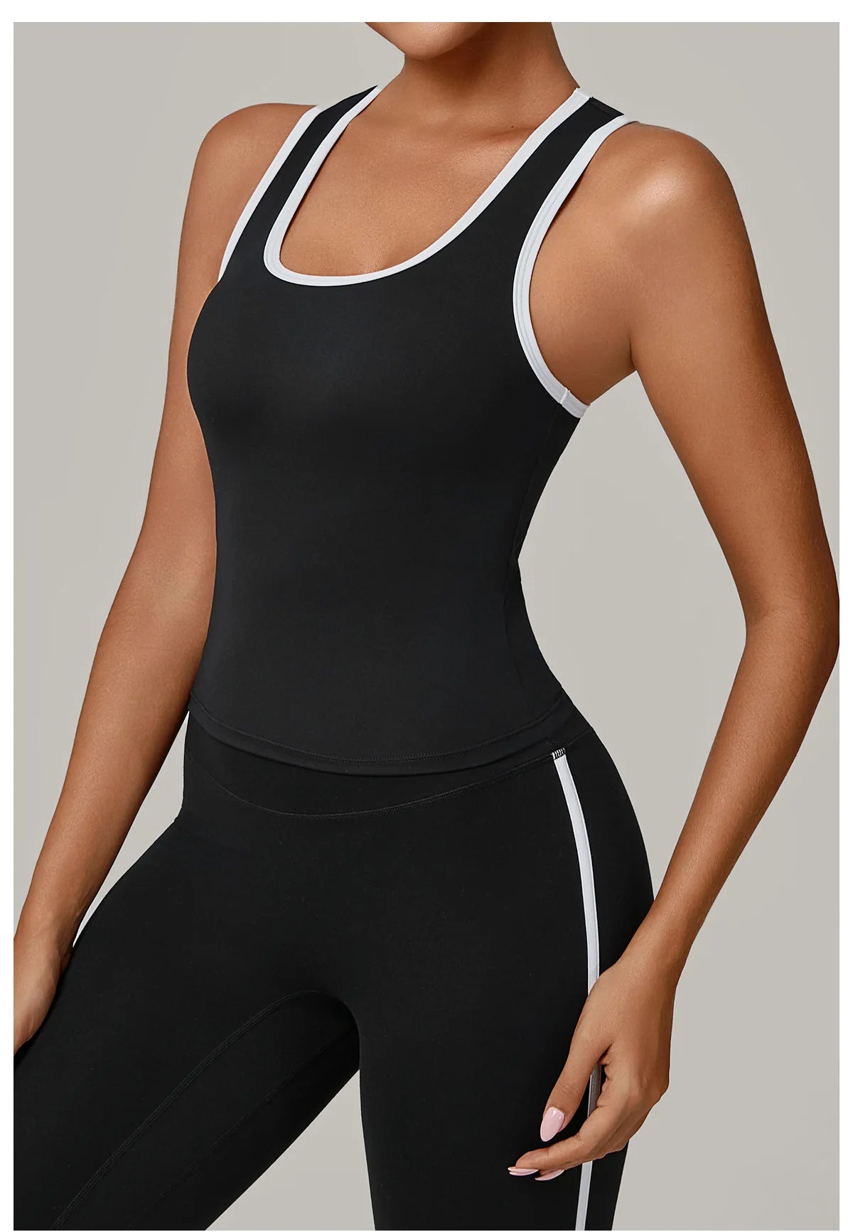 ENNZOO Open-Back Fitness Top