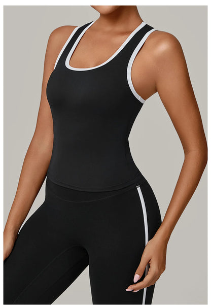 ENNZOO Open-Back Fitness Top