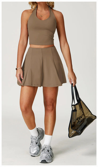 ENNZOO Pocketed Tennis Skirt
