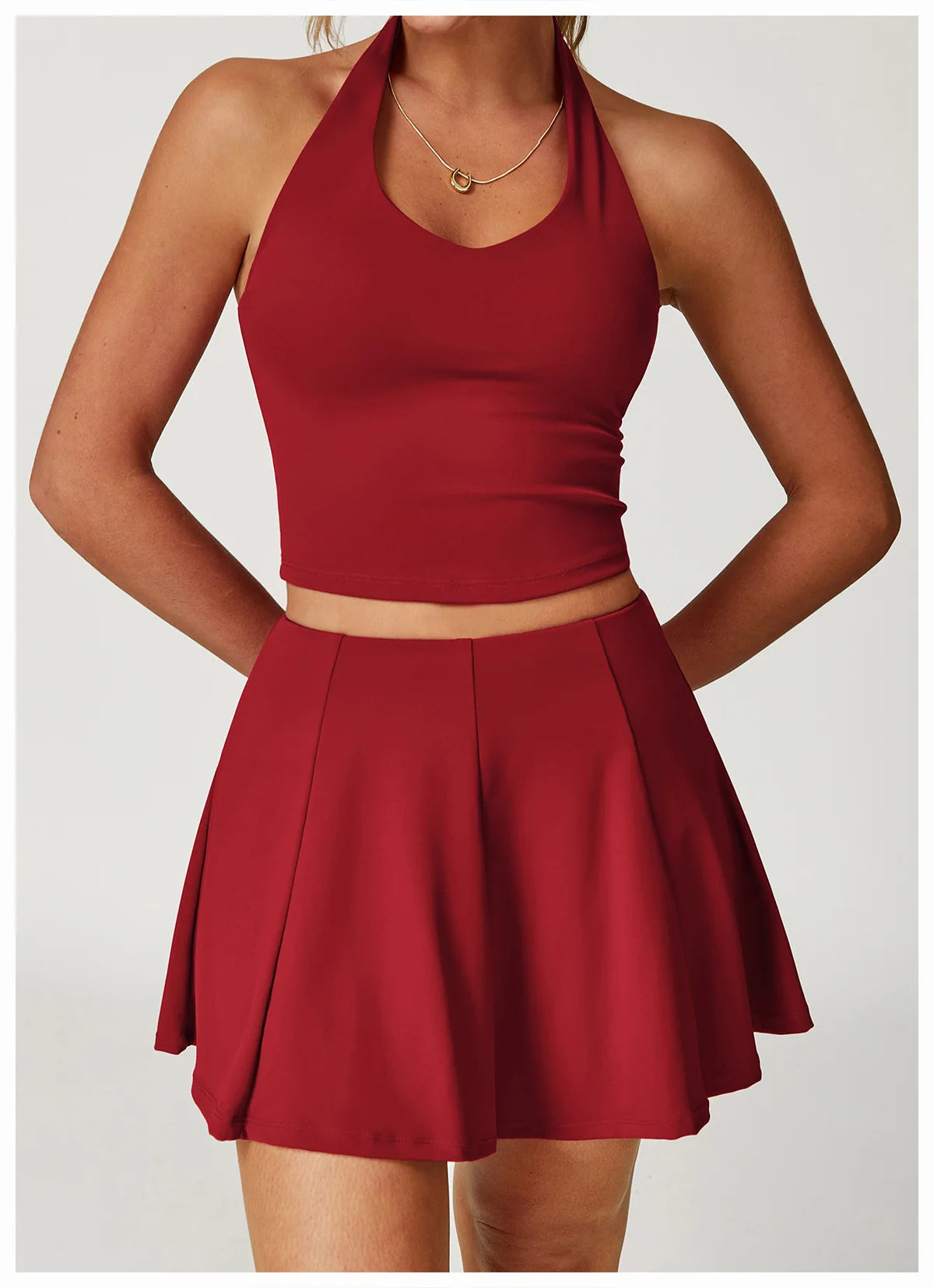 ENNZOO Pocketed Tennis Skirt