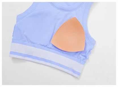 ENNZOO Color-Block Crop Top