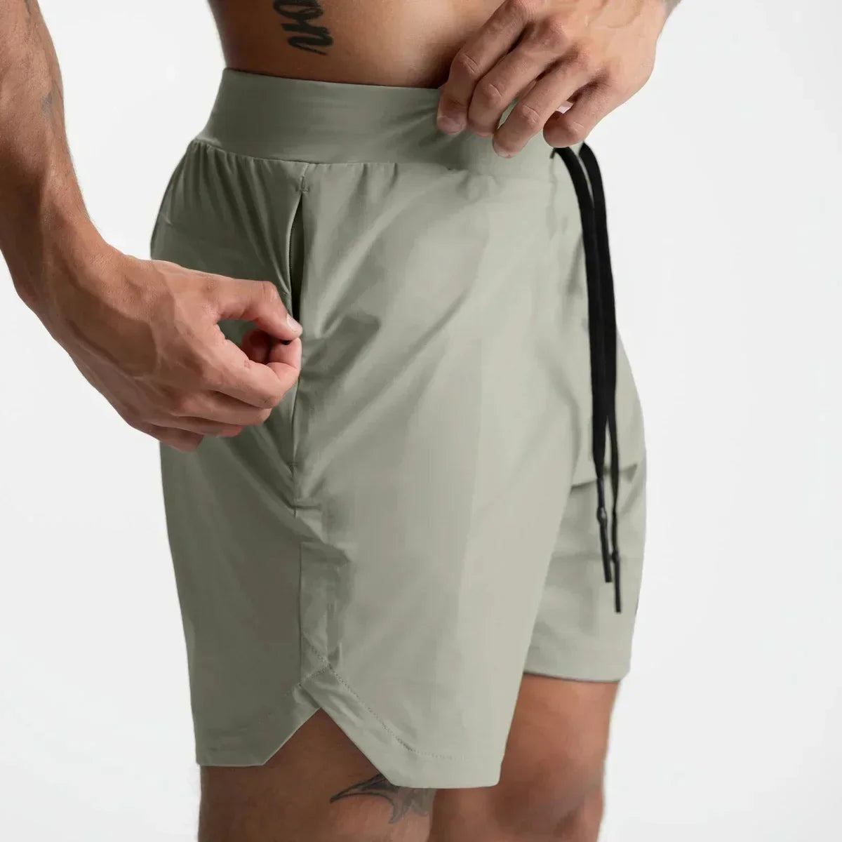 Zoorie Solid Color Running Shorts