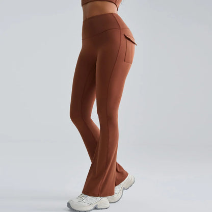 Ennzoo Flared Seam Pocket Leggings