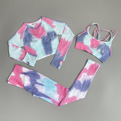 Legging Bra  Long Sleeve Gym Set