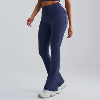 Ennzoo Flared Seam Pocket Leggings
