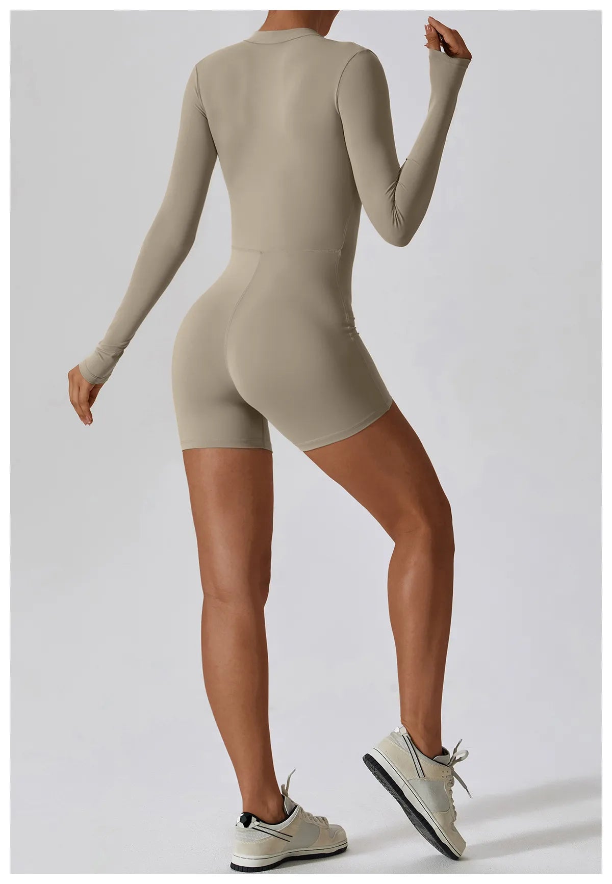 Zoorie Long Sleeve Zipper Romper
