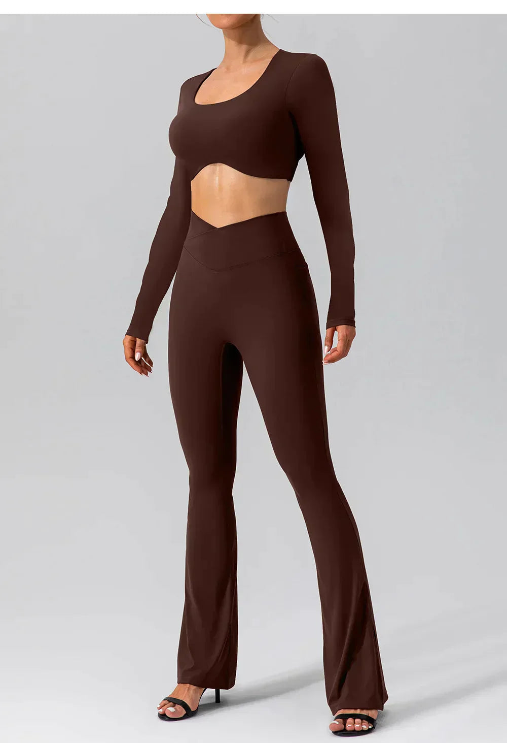 Zoorie Solid Color Yoga Suit
