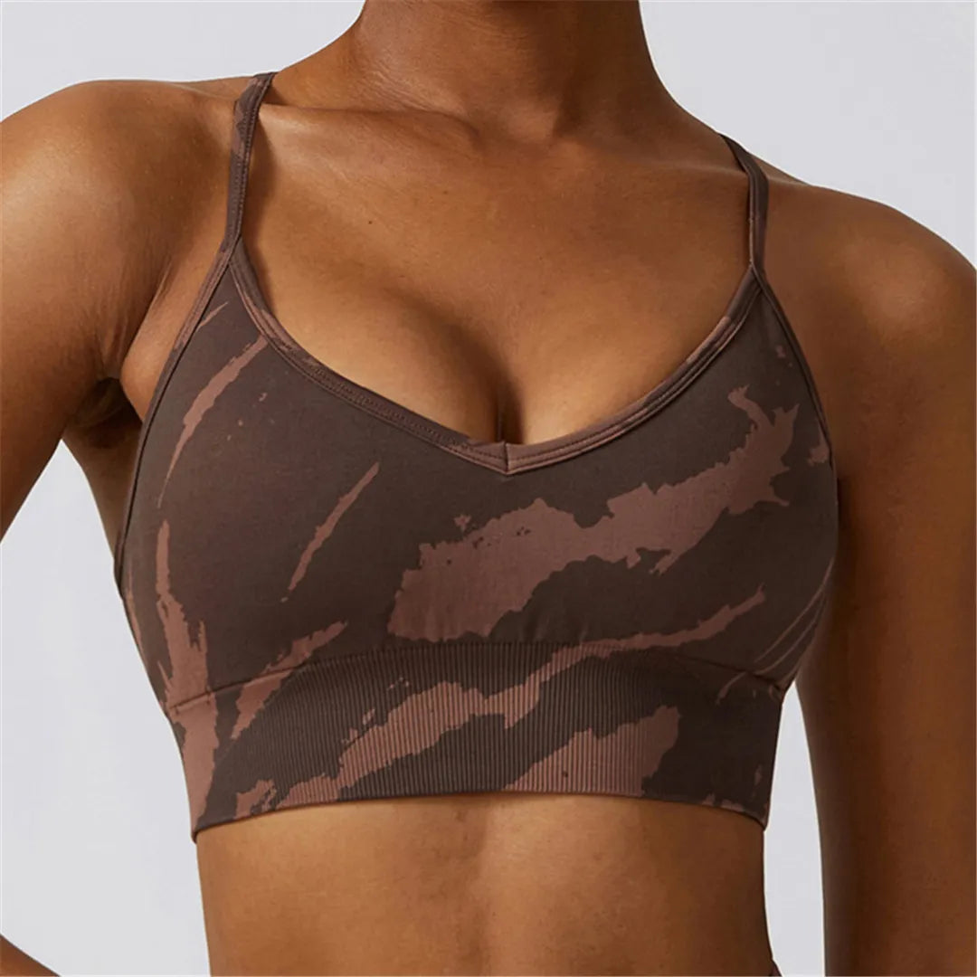 Zoorie Tie Dye Snake Skin Bra