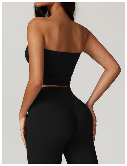 ENNZOO Sexy Strapless Sports Top