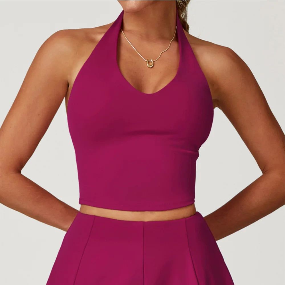 ENNZOO Halter Push-Up Top