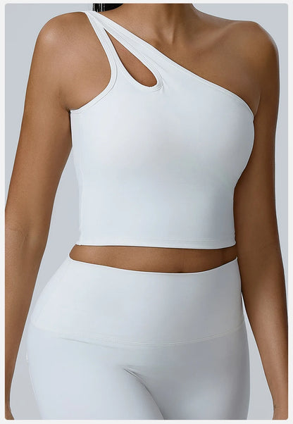 ENNZOO One-Shoulder Sports Bra