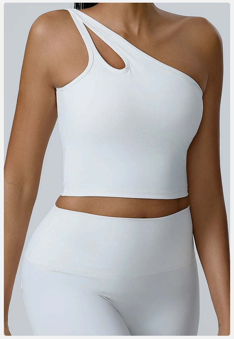 ENNZOO One-Shoulder Sports Bra