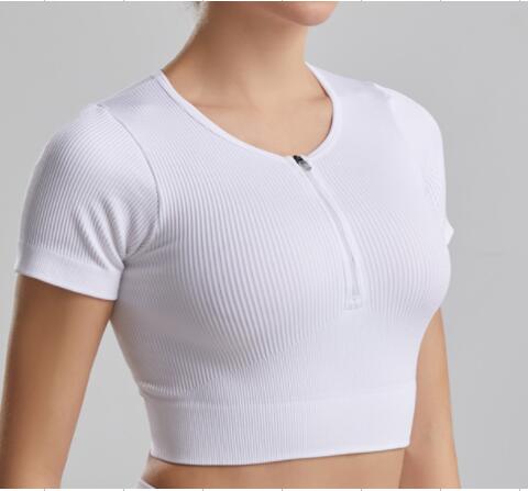 Gym Shirts Seamless Crop Tops