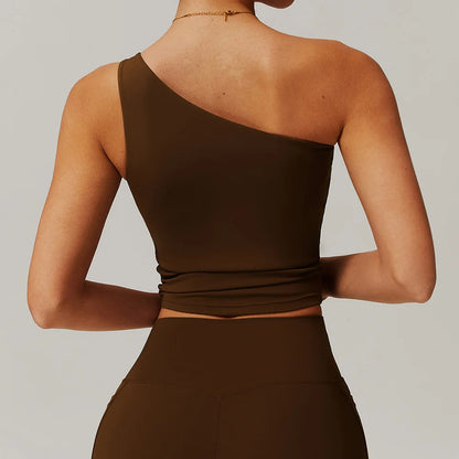 ENNZOO Asymmetric Sports Top