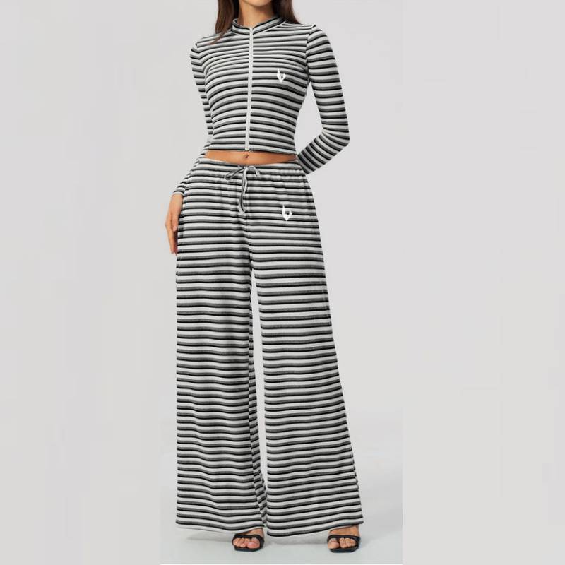 ENNZOO Stripe Motion Jacket