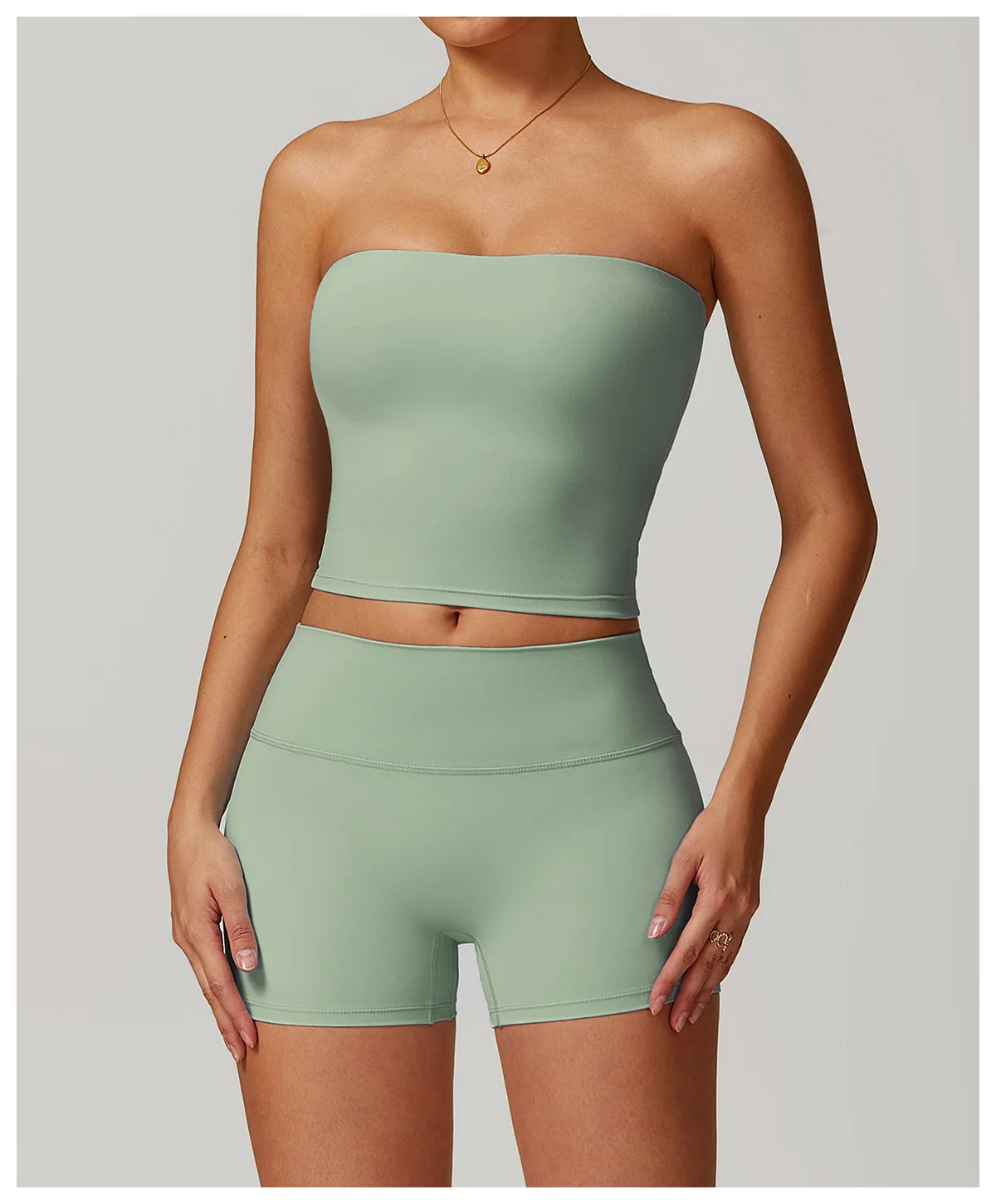 ENNZOO Sexy Strapless Sports Top